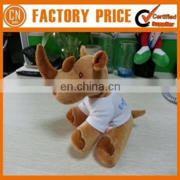 Customized Logo OEM Designed Plush Toy with T Shirt