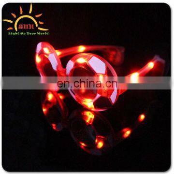 LED custome football shape sunglass for kids