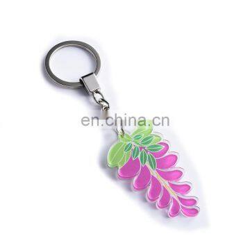 Custom Grape Plastic Acrylic Keychain photo-3