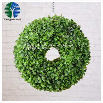 china factory artificial christmas wreath grass