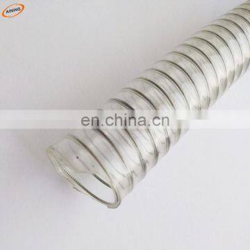 spiral Steel Wire reinforced 3 inch PVC oil Hose/transparent rubber Hose