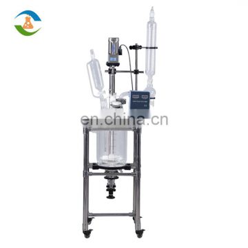 10L Jacketed Agitator Glass Reactor