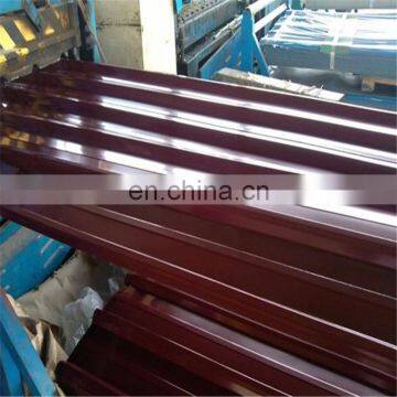 Professional ppgi sheet 22 gauge color coated zinc corrugated steel roofing sheets with CE certificate