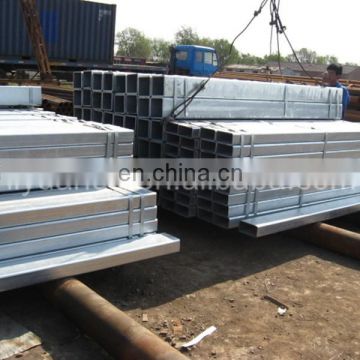 Galvanized steel rectangular / square tube