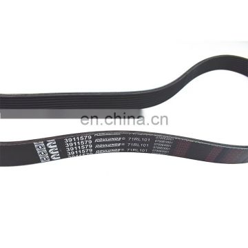 Diesel Engine  Fan Belt 3911579  V Ribbed Belt For Excavator