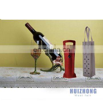 Eco-friendly Products Felt Drawstring Wine Bag photo-3
