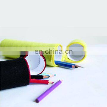 Custom Logo Printing Stationery Storage Zippered Pouch Pen Felt Bag for 48 Colored Pencils photo-4