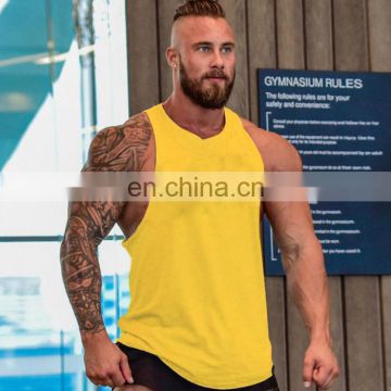 Training Muscle Custom Logo Vest Summer Sports Cotton Men Tank Tops