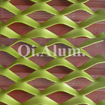 Aluminum Ceiling Expanded Metal Mesh China PVDF Paint Panel