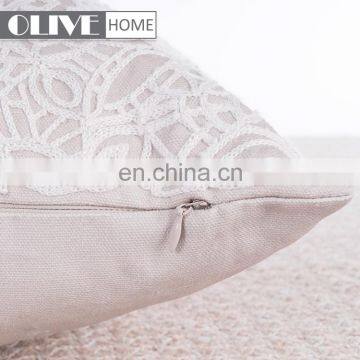 2018 Latest Design Custom Embroidery 100% Polyester/fabric Cushion Macrame Pillow Custom for Sofa photo-4