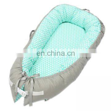 New Born Crib Organic Cotton Portable Carry Lounger Baby Sleeping Nest Baby Nest Bed photo-7