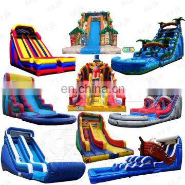 Aqua Hot Sell Fun Backyard Party Rent Use Home Moonwalk Professional Air Filled Outdoor Inflatable Water Slide for Kid