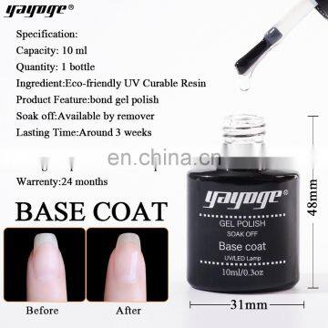 Yayoge Nail Soak off Base Top Coat Gel photo-4
