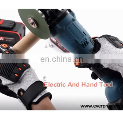 High Impact TPR Impact Mining Gloves With ANSI Cut Level A7