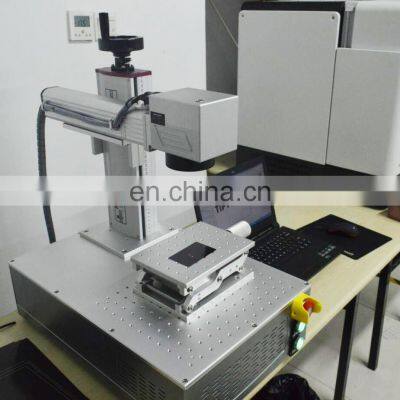 20W 30W 60W 100W JPT Raycus Max Mopa Color Fiber Laser Marking Machine Price for Stainless Steel photo-4