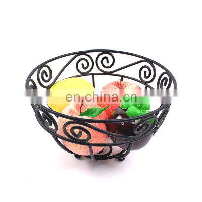 Wholesale Metal Fruit Basket Bread Baskets Fruit Bowl Fruit Holder kitchen Storage Baskets Stand