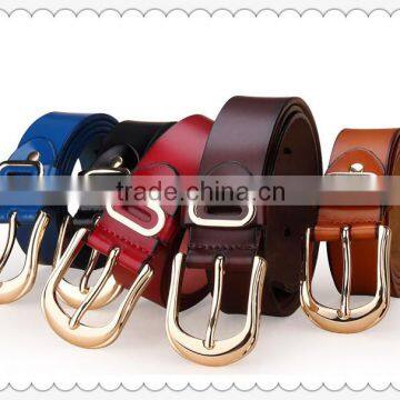 Fashion leather jeans belts for women and ladies