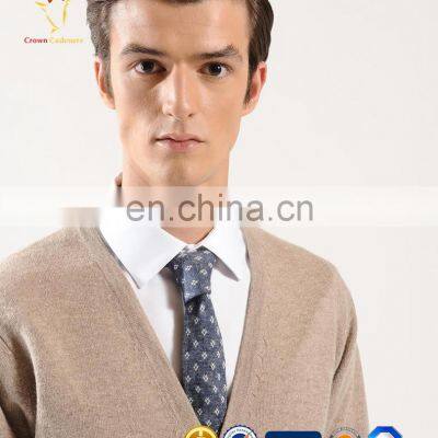 New Fashion Cashmere Cardigan Sweaters V Neck Cashmere Cardigan for Men photo-3