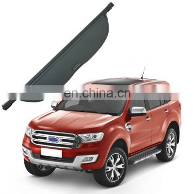 Retractable Trunk Security Shade Custom Fit Trunk Cargo Cover For FORD EVEREST 2015 2016 2017 2018