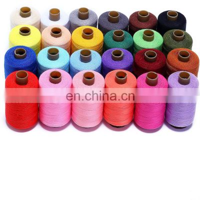 Hot sale 100% polyester 40s/2 customized color lines and sewing thread for wise use