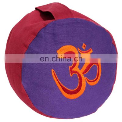 Best Selling Buckwheat Filled Custom Design Zafu Meditation Cushion Bulk Supplier From India