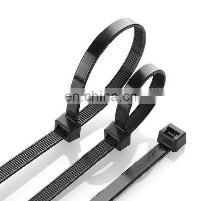Black white cable ties Wire Self Locking Plastic Binding Wrap Straps Nylon Cable Plastic Cable Zip Ties