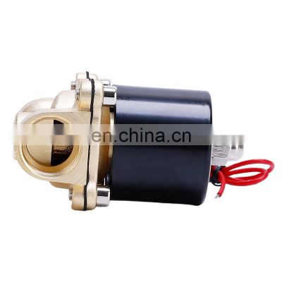 2W Series Normally Closed Type Direct Acting DC12/24V AC36/110/220/380V Electric Brass Solenoid Valve Price For Water