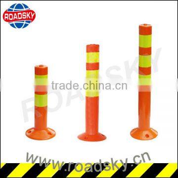 80mm Orange Visible Car Plastic Bollard