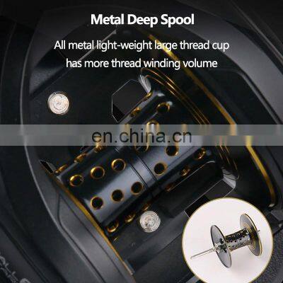 Carbon Shell Drum Reel High Speed 6.3:1 MAX Drag 16KG Saltwater Drag Reel