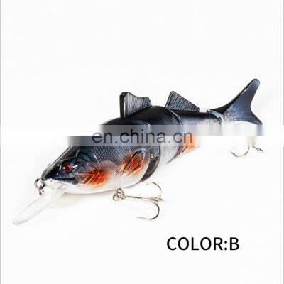 3 Colors 23cm 82g Hot Sale Hard Plastic Multi-Joint Minnow for Freshwater Saltwater photo-4