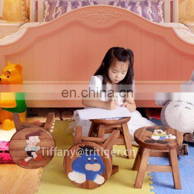 Mini Wooden Craft Stools Handmade Furniture Wooden Stool photo-2