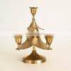 Gold Christmas Tree Candle Holder photo-2