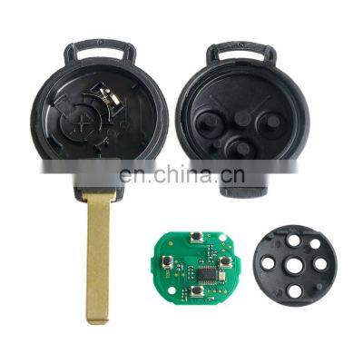 3 Buttons Car Key 433 Mhz PCF7941 Chip Case Fob Remote Key For Smart Fortwo 451 Forfour 2007-2013 Auto Key photo-4