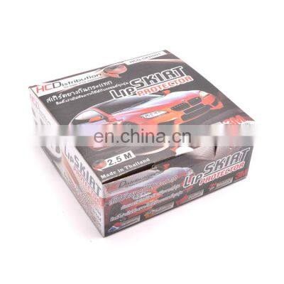 2.5m Front/Rear/Side Skirt/Body Kit/Bumper Lip Skirt Protector Strip Trim