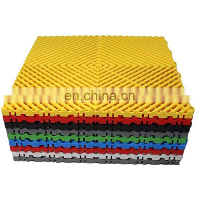 CH High Quality Easy To Clean Removeable Non-Toxic Eco-Friendly Cheapest Waterproof 40*40*1.8cm Garage Floor Tiles