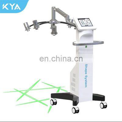 532nm Wavelengths Body slimming machine 6D Laser Non-invasive Weight Loss Shaping Beauty Instrument green laser light Device