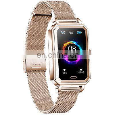 Luxury Women Health Measure Care Ht2 Smartwatch Heart Rate Waterproof Ladies Fashion Smart Female Wrist Watch