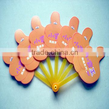 2014 Wholesale Custom Plastic Advertising Hand Fan