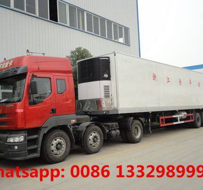 HOT SALE! CLW Brand Refrigerated Van Semitrailer for Sale,, 13m Length Refrigerated Container Trailer for Sale photo-2