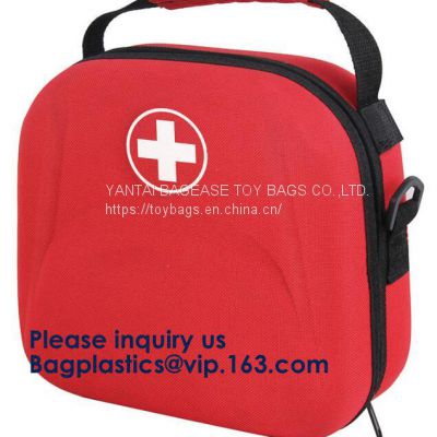 First Aid Bags, Kit Bag, Medical Storage Bag, Portable Pouch, Emergency Medicine, Handy Pills Pocket