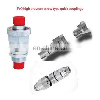 1 Inch High Pressure Screw Type Coupling Male Screw Type Quick Disconnect Couplings for Industrial Vehicles