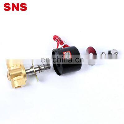 SNS 2W Series Normally Closed Electric 220V 24V 12V Brass Water Solenoid Valve With G/NPT Thread photo-2