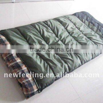 100% cotton flannel sleeping bag