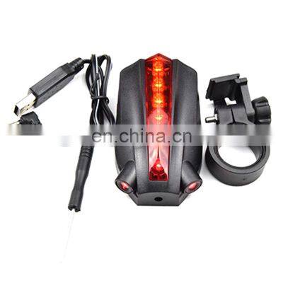 2022 USB Rechargeable Bicycle Safe Bike Tail Light Bicycle Safety Light Bicycle Tail Light