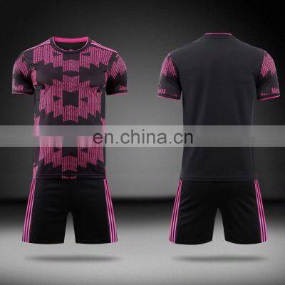 Wholesale High Quality Football Soccer Uniforms for Men Soccer Practice Training Sets OEM ODM photo-2