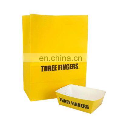 Custom Luxury Bread Candy Restaurant Takeaway Food Packaging Premium Die Cut Shopping Gift Paper Bags With Print Own Logo photo-4