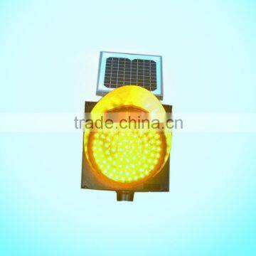 Stable quality attactive price yellow flashing warning solar traffic light