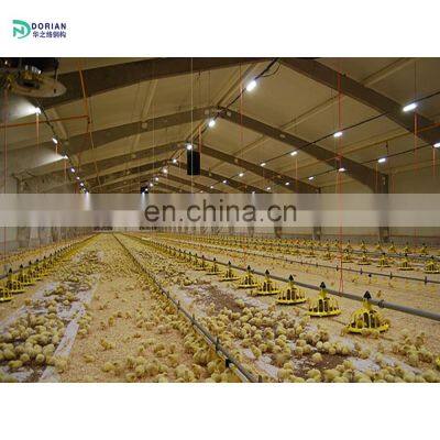 free range egg chicken house farm buildings with concrete foundations