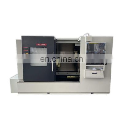 The factory supplies automatic horizontal slant bed cnc lathe machine adopt high rigidity turret