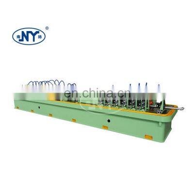 Nanyang standard test certificate carbon ERW steel tube mill pipe making machine equipement